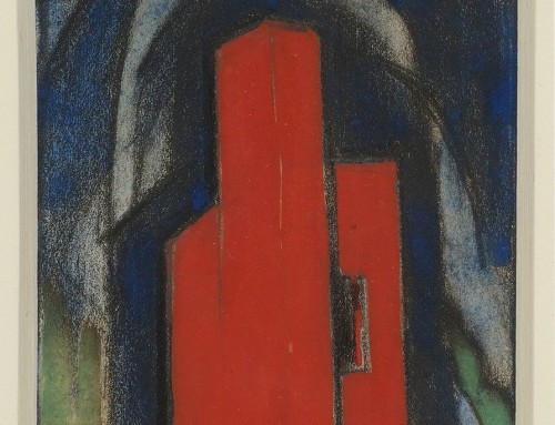 Oscar Florianus Bluemner, Red House Madonna, 1933