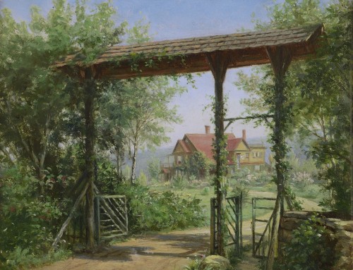 Edward Lamson Henry, Entrance to the Henry Home, 1894