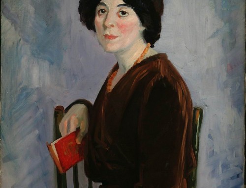 John Sloan, Henrietta with a Red Book, 1913