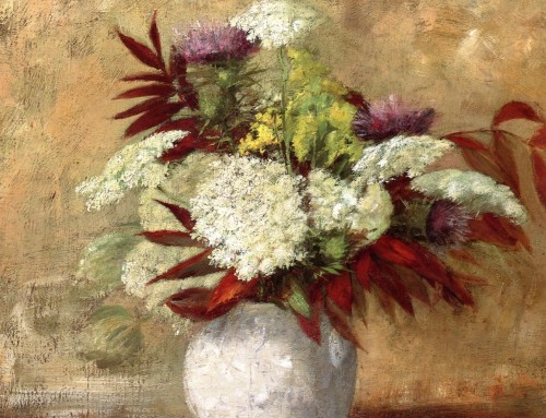 J. Alden Weir, Vase of Flowers